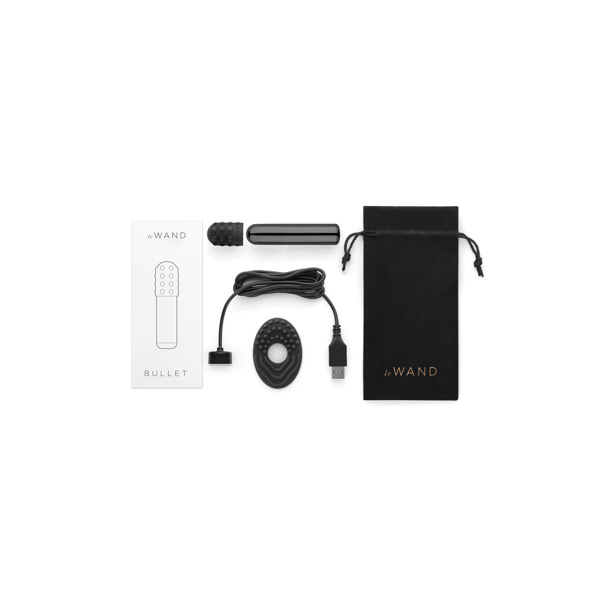 Kogel Vibrator Le Wand Bullet Zwart